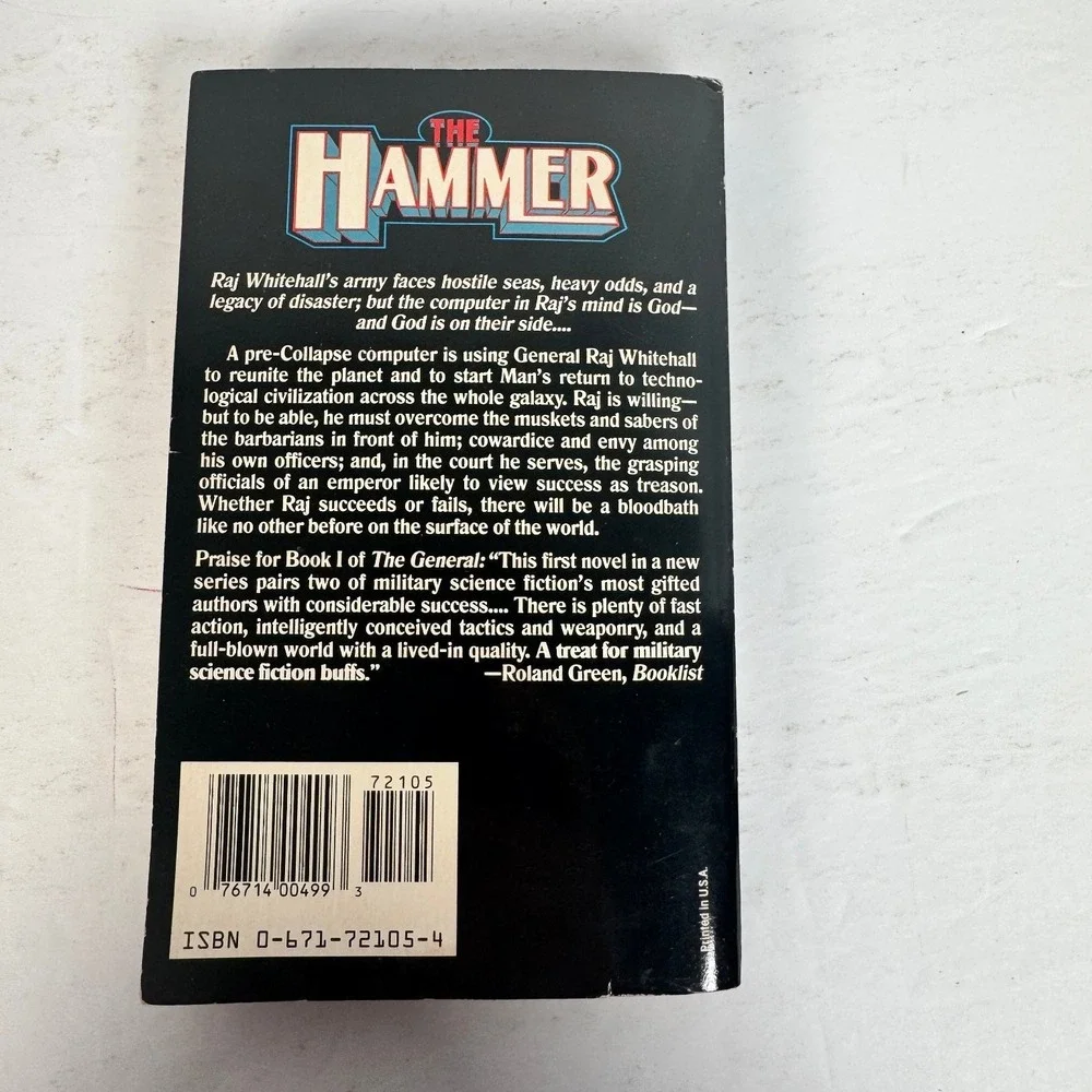 The Hammer S.M. Stirling David Drake 1992 First Printing Military Sci-Fi Baen‎